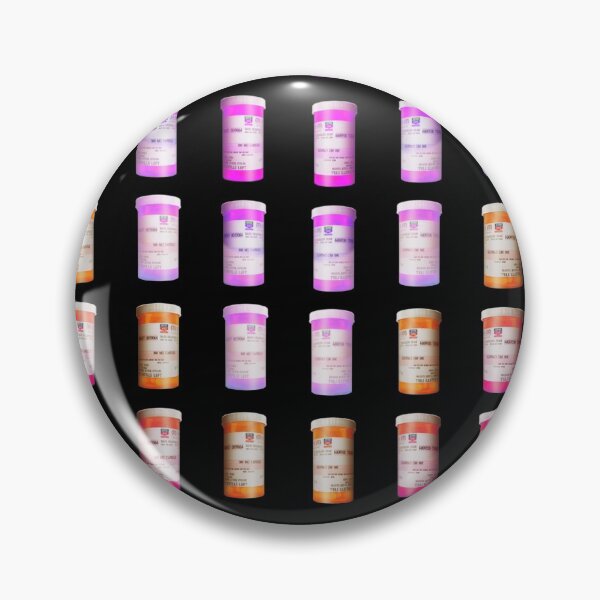 Item preview, Orange to Pink Pill Bottles designed and sold by TheFryingPan.