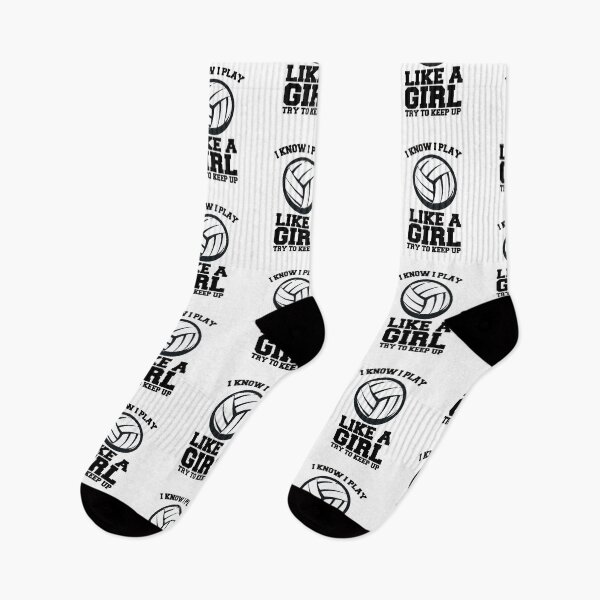 Item preview, I Know I Play Like A Girl Try To Keep Up - Volleyball designed and sold by kindxinn.