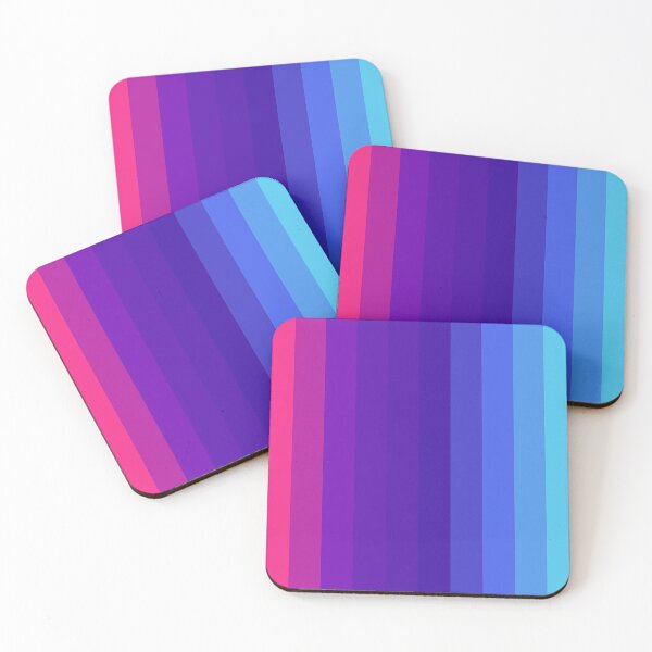 Item preview, Neon Pink blue futuristic fluorescent  bars designed and sold by Thecolorschemer.