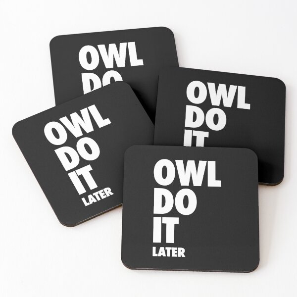 Item preview, Owl do it later designed and sold by taddd.