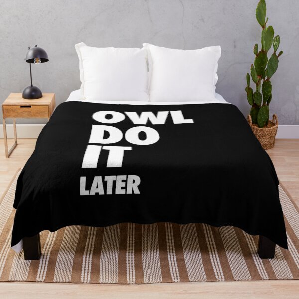 Item preview, Owl do it later designed and sold by taddd.