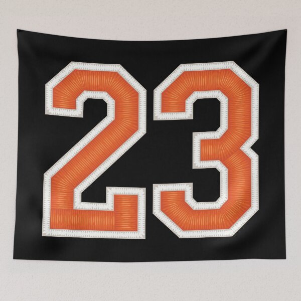 Item preview, Sports Number 23 Jersey twenty-three Orange designed and sold by elhefe.