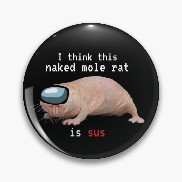 Item preview, I think this naked mole rat is sus. - Imposter mole rat designed and sold by Redga.