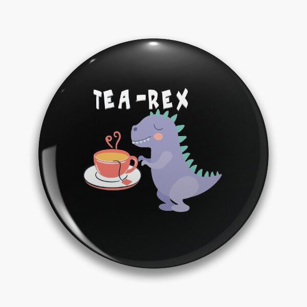 Item preview, Tea Rex: T-Rex with a cup of hot tea designed and sold by JohnSit.