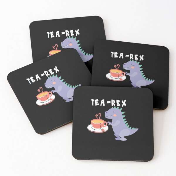 Item preview, Tea Rex: T-Rex with a cup of hot tea designed and sold by JohnSit.