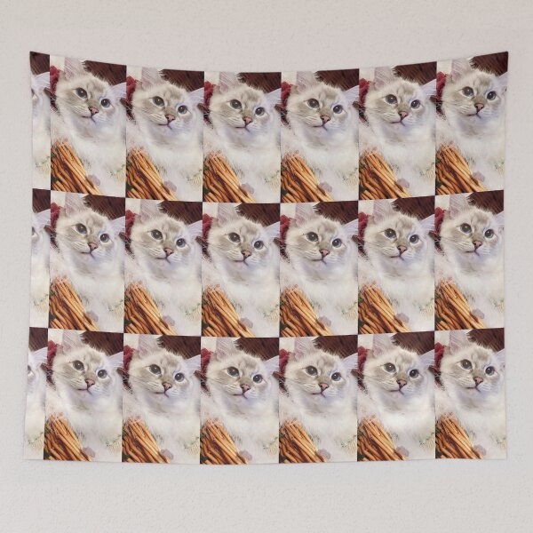 Item preview, Saoirse ragdoll queen cat designed and sold by Fluffycat2020.