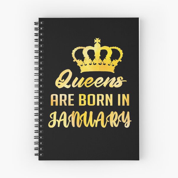 Item preview, queens are born in january birthday quote designed and sold by crizzysketch.