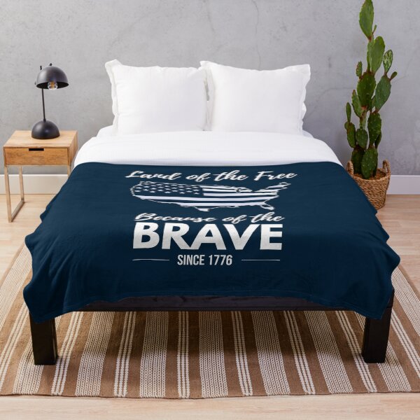 Item preview, Land Of The Free Because Of The Brave Patriotic Since 1776 designed and sold by RRiDesigns.