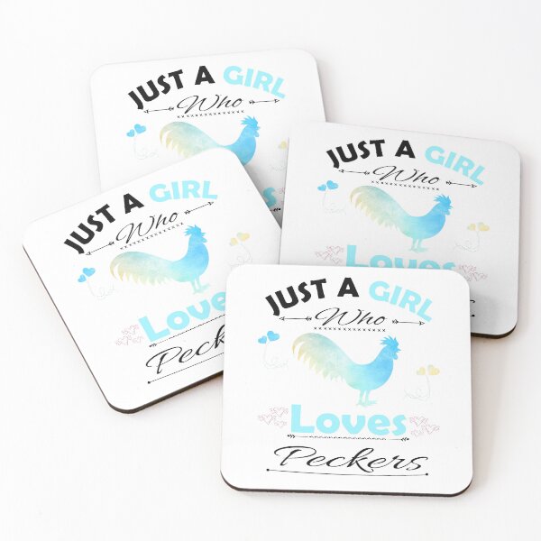 Item preview, Just A Girl Who Loves Peckers designed and sold by PRINTED ..