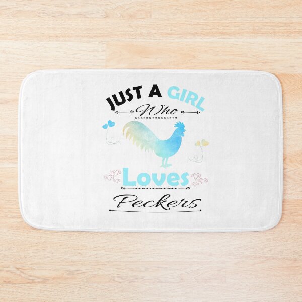 Item preview, Just A Girl Who Loves Peckers designed and sold by PRINTED ..