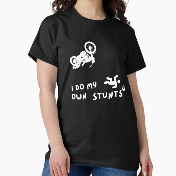 Aperçu de l'œuvre Je fais mes propres cascades - Accident de moto créée et vendue par 74ninetees.