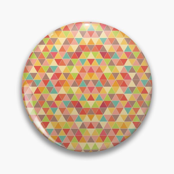Item preview, RETRO GEOMETRIC TRIANGLES COLORFUL SEAMLESS  PATTERN designed and sold by CreativaArt-.