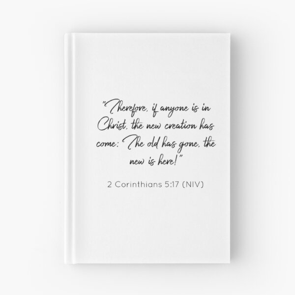 Item preview, Bibleverse 2 Corinthians 5:17 (NIV) designed and sold by Siyona Wongkongkaew.