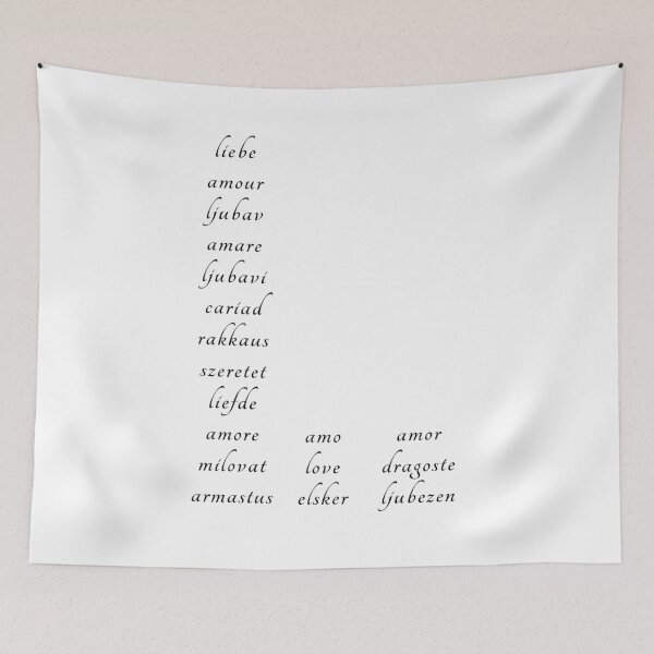 Item preview, Love In Many Languages designed and sold by WiBto.