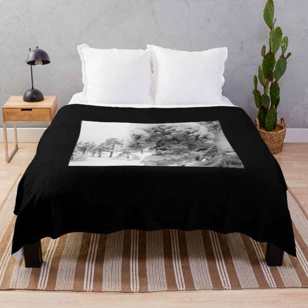 Item preview, The frozen pines in bw designed and sold by Jouko Lehto Photography.