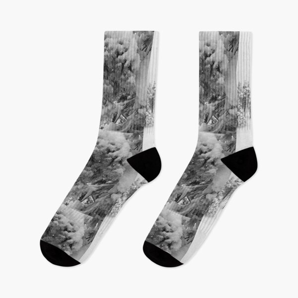 Item preview, The frozen pines in bw designed and sold by Jouko Lehto Photography.