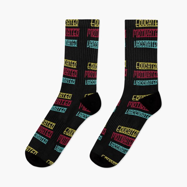 Item preview, Educated Motivated Vaccinated designed and sold by Rritu.