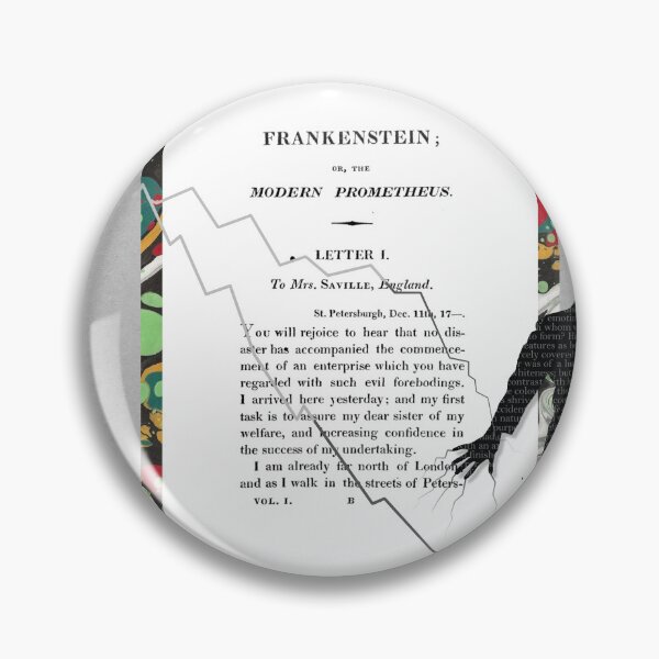 Item preview, Frankenstein Literary Collage designed and sold by MarbleCloud.
