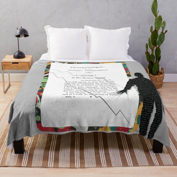 Item preview, Frankenstein Literary Collage designed and sold by MarbleCloud.