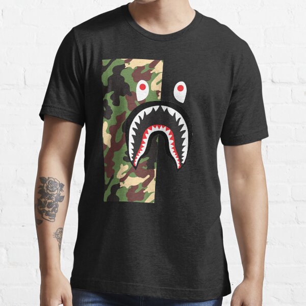 shark bape t shirt