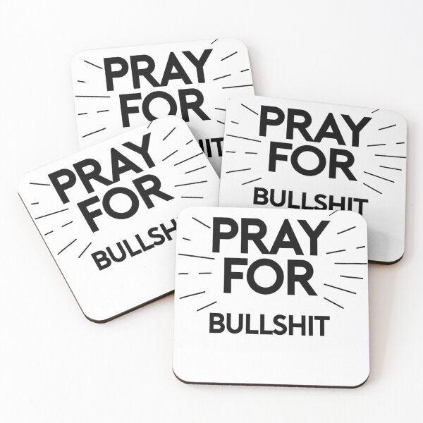 Item preview, Pray For bullshit  designed and sold by Arctic frame studio.