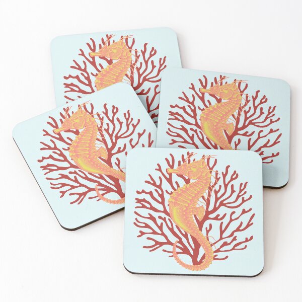Item preview, Seahorse and Coral Ocean Lovers designed and sold by ElJimmo.