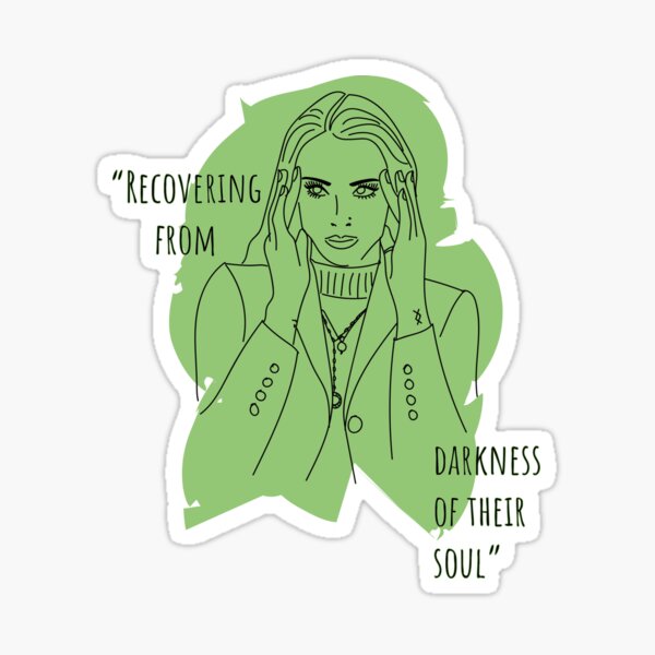 Recovering From Darkness Of Their Soul Sticker