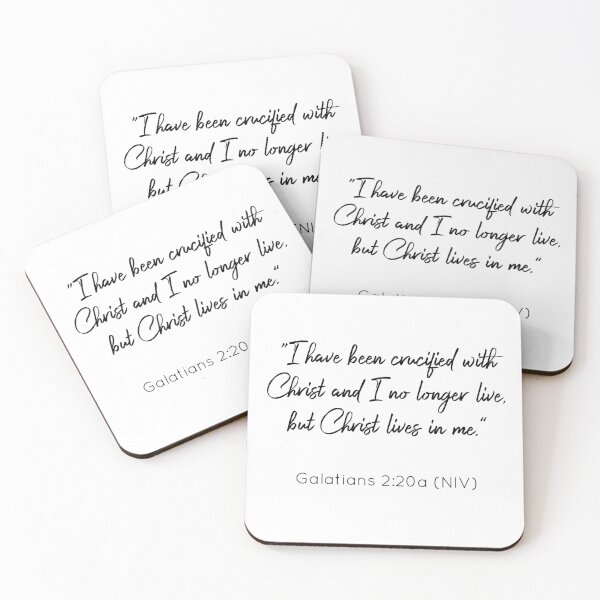 Item preview, Bibleverse Galatians 2: 20a (NIV) designed and sold by Siyona Wongkongkaew.