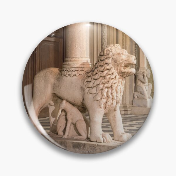 Item preview, Beautiful Bergamo at Night - Leonine Entrance of Santa Maria Maggiore Basilica designed and sold by Georgia Mizuleva.