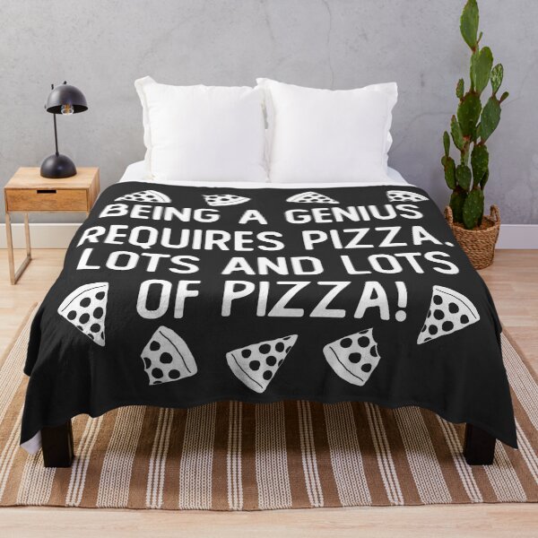 Item preview, Being A Genius Requires Pizza. Lots And Lots Of Pizza! Funny Pizza Quote designed and sold by JokeGysen.