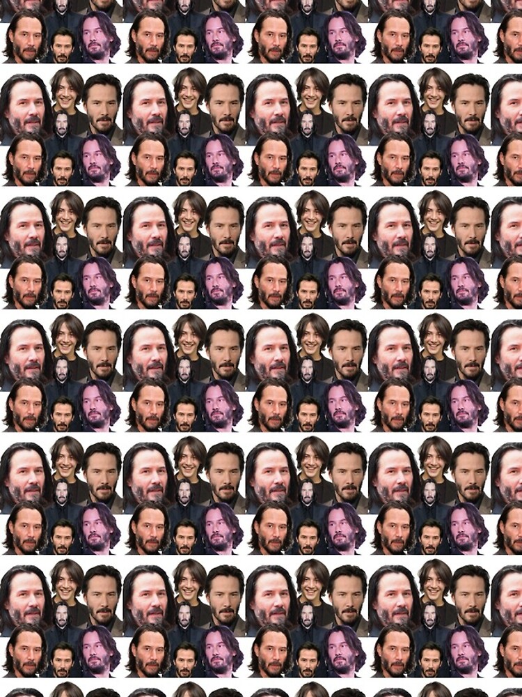 Thumbnail 5 of 5, iPhone Case, Keanu Reeves Pattern designed and sold by Swirlstache.