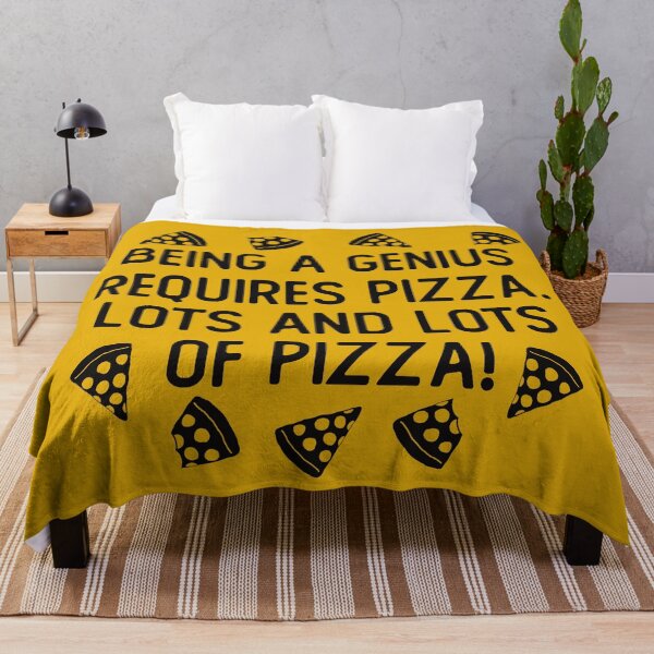 Item preview, Being A Genius Requires Pizza. Lots And Lots Of Pizza! Funny Pizza Quote designed and sold by JokeGysen.