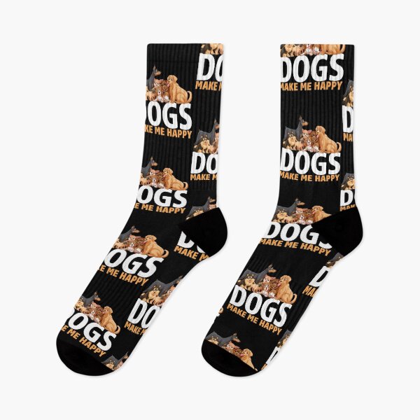 Item preview, Dogs Make Me Happy passionate lovable designed and sold by Joxxio.