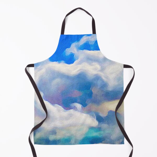 Item preview, Summer Sky - Abstract Digital Painting - Uplifting Colorful Blue and Purple Clouds Art designed and sold by PiperArtDesign.