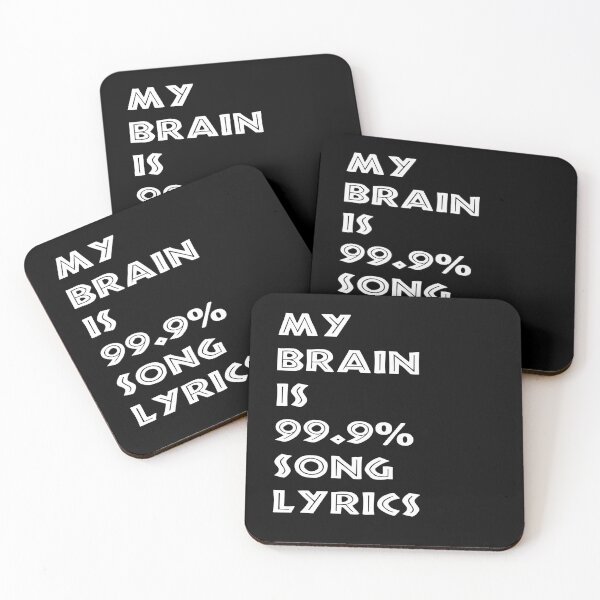 Item preview, My Brain Is 99.9% Letras de canciones designed and sold by Kaliarizone.