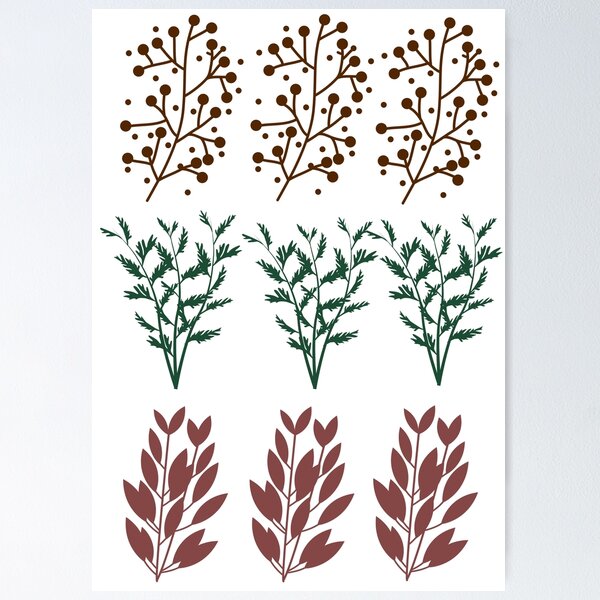 Item preview, Plants on patterns  designed and sold by designer-Ne8.
