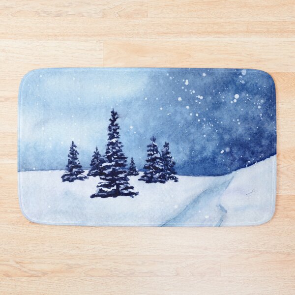 Item preview, Blue Snowscape designed and sold by Pattokarts.