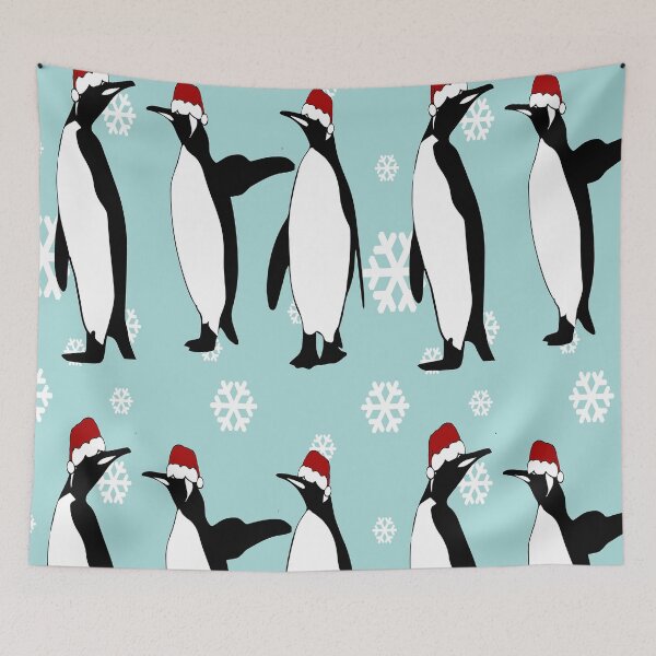 Item preview, Penguins With Christmas Hat designed and sold by BIA COLLECTION.