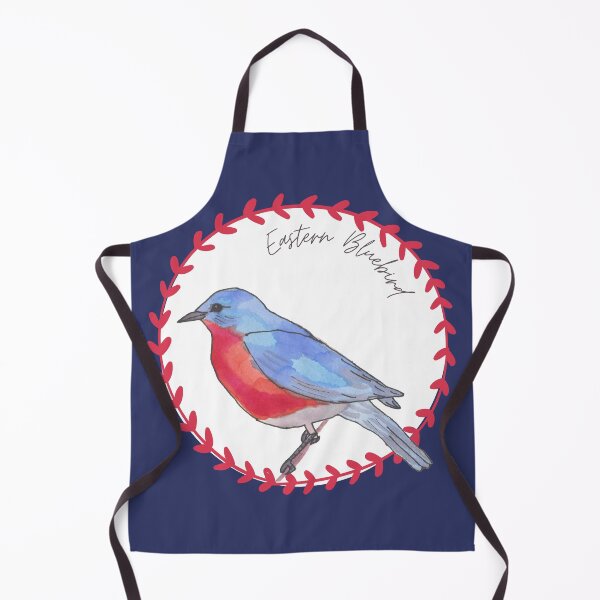 Item preview, Eastern Bluebird bird species logo bird art designed and sold by TheWaterBirds.