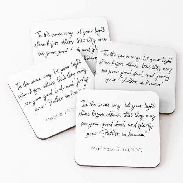 Item preview, Bibleverse Matthew 5:16 (NIV) designed and sold by Siyona Wongkongkaew.
