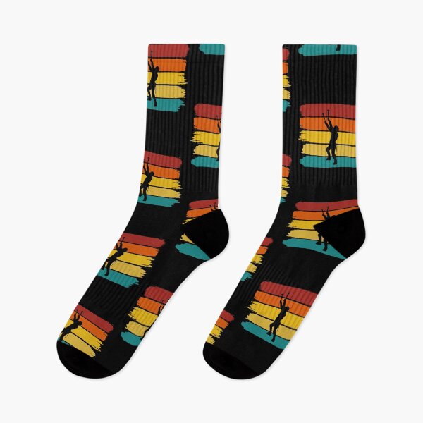 Item preview, Ice Climber - Mountaineer - Retro Brushed Stripes designed and sold by HeatherPore.