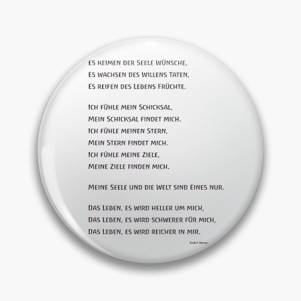 Item preview, Desires germinate in the soul - waldorf school rudolf steiner anthroposophy designed and sold by DOM-Shop.