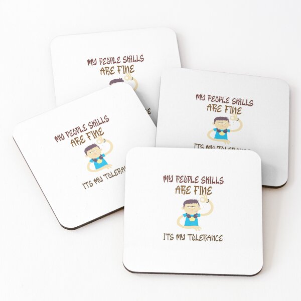 Item preview, MY PEOPLE SKILLS ARE FINE ITS MY TOLERANCE designed and sold by 30-Merch.
