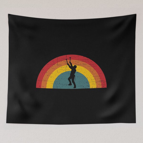 Item preview, Ice Climber - Mountaineer - Vintage Half Circle Sunset designed and sold by HeatherPore.