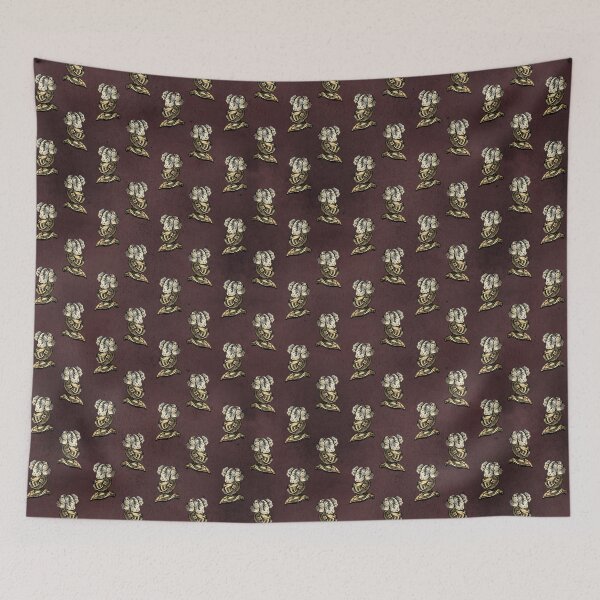 Item preview, Knight's helmet on burgundy red background designed and sold by AnnieHochmann.