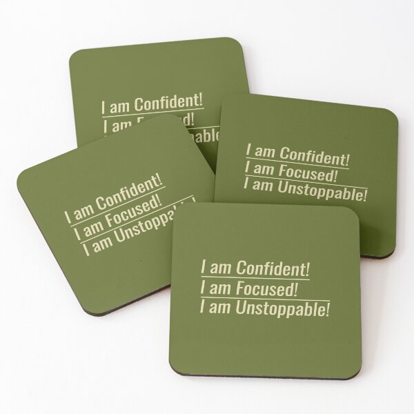 Item preview, I Am Confident-Focused-Unstoppabble designed and sold by DigitalNobleman.