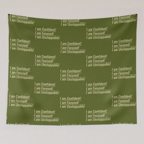 Item preview, I Am Confident-Focused-Unstoppabble designed and sold by DigitalNobleman.