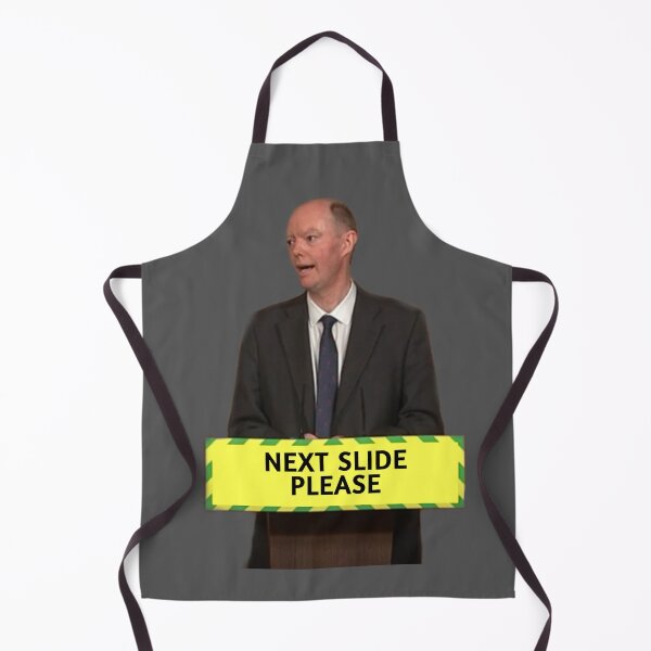 Item preview, Chris whitty - "next slide please" meme designed and sold by Alessandro Portavoce.