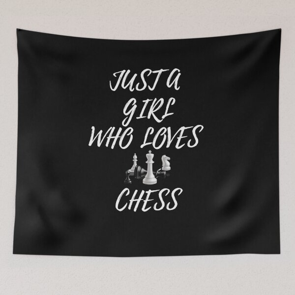 Item preview, Just A Girl Who Loves Chess designed and sold by Gmaish.