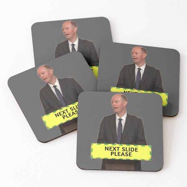 Item preview, Chris whitty - "next slide please" meme designed and sold by Alessandro Portavoce.
